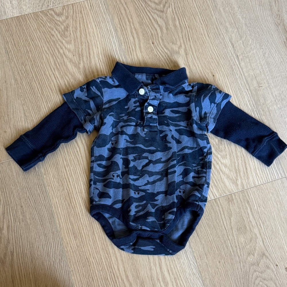 GAP Blue Camouflage Kids One Piece